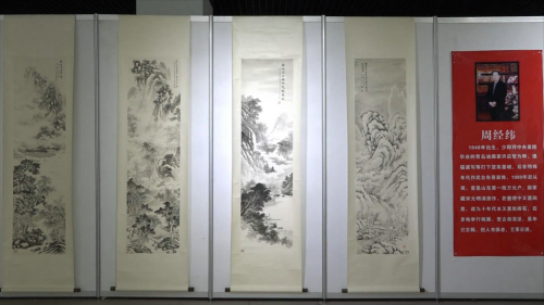 周鵬飛毛體書(shū)法·大寫(xiě)意畫(huà)藝術(shù)大展在德州董子文化街美術(shù)館開(kāi)幕